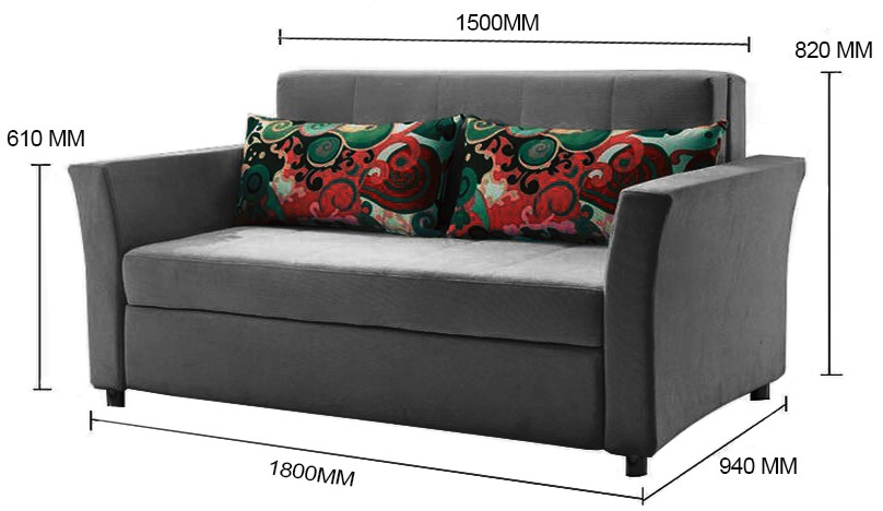 SMOOCH Monte Carlo Queen Sofa Bed