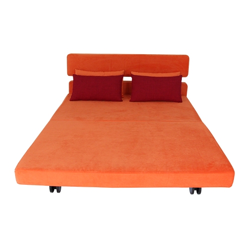 SMOOCH New Yorker Queen Sofa Bed Orange