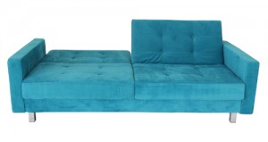 Koncept Double Sofa Bed Blue