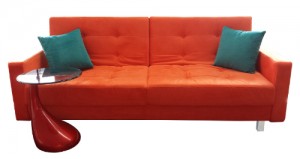 Koncept Double Sofa Bed Orange